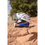 SCORPION ADF-9000 AIR DESERT WHITE/BLUE/RED ADVENTURE MOTO ŠALMAS